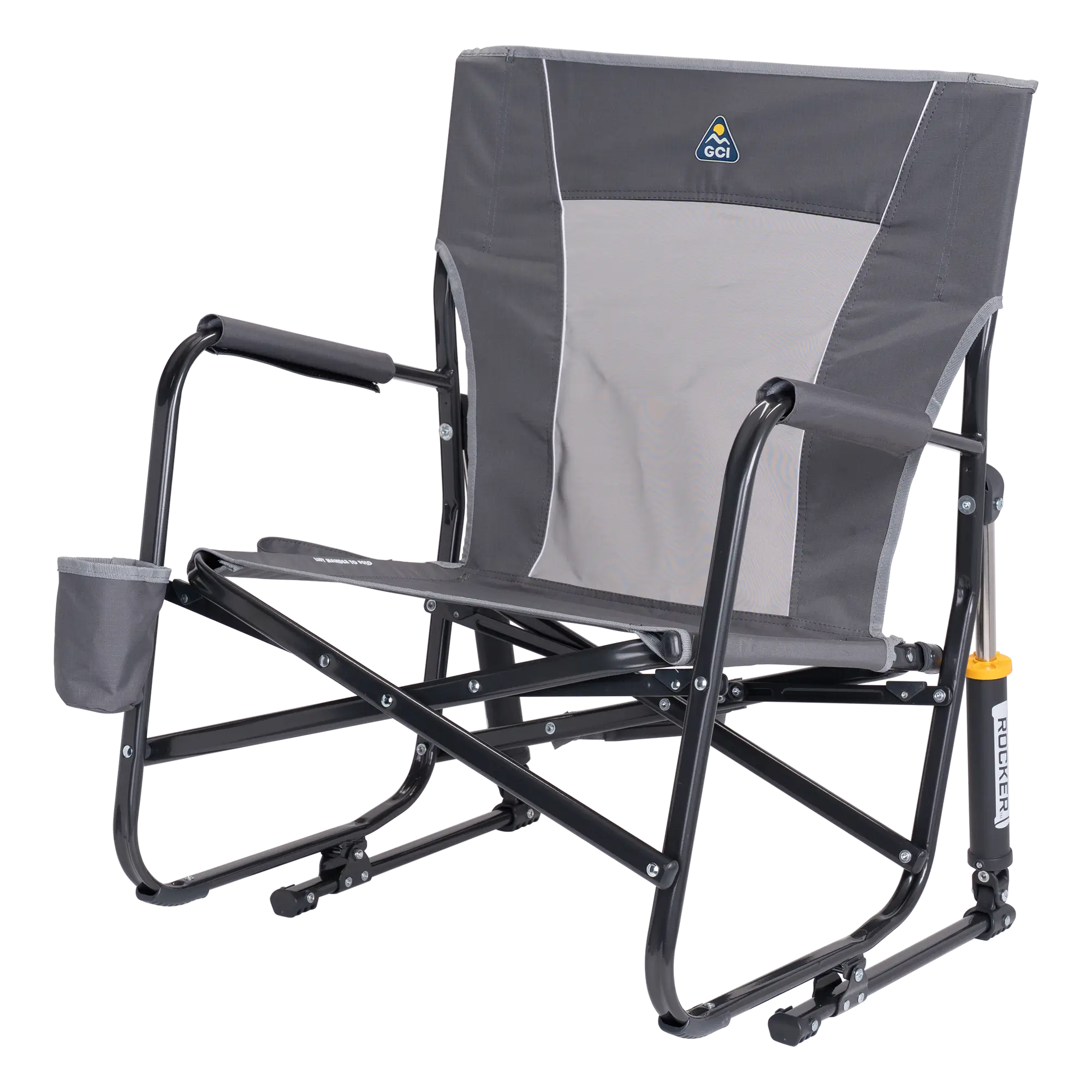 Premium All-Weather FirePit Rocker - Choice 737 - RoadTrip Rocker Smooth Motion Camp Chair Detail