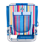 Rust-Resistant Aluminum Big Surf with Slide Table - Choice 334 - Low-Profile Reclining Beach Chair with Backpack Straps Detail
