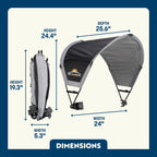 Premium All-Weather SunShade Accessory - Choice 361 - Pop-Up Outdoor Sun Shelter - UV400 Protection Detail
