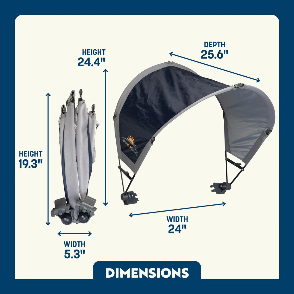 Premium All-Weather SunShade Accessory - Choice 361 - Pop-Up Outdoor Sun Shelter - UV400 Protection Detail