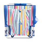 Low-Profile Backpack Beach Chair - Choice 709 - Multi-Position Outdoor Beach Chair with Pillow Detail
