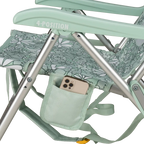 Low-Profile Backpack Beach Chair - Choice 709 - Multi-Position Outdoor Beach Chair with Pillow Detail
