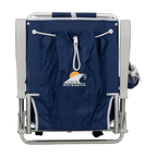 Low-Profile Backpack Beach Chair - Choice 709 - Multi-Position Outdoor Beach Chair with Pillow Detail