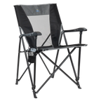 Telescoping Frame Eazy Chair - Choice 976 - Premium Slim-Fold Compact Chair with Messenger Bag - Black