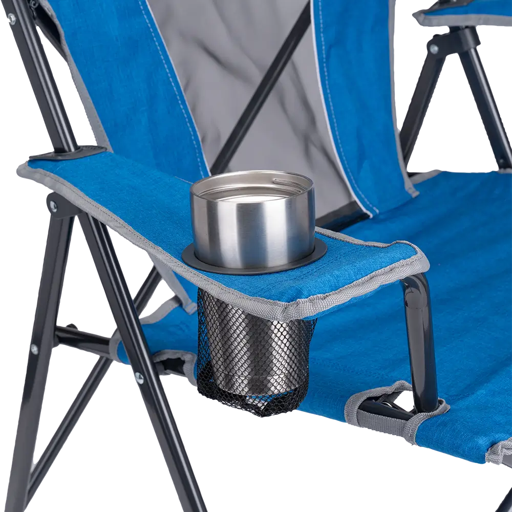 Lightweight Messenger Comfort Quad Chair - Choice 989 - Pico Compact Folding Camp Chair with Carry Bag Detail