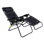 Low-Profile Freeform Zero Gravity Lounger Bundle - Choice 507 - Rust-Resistant Aluminum Sand-Friendly Lounge Chair Detail