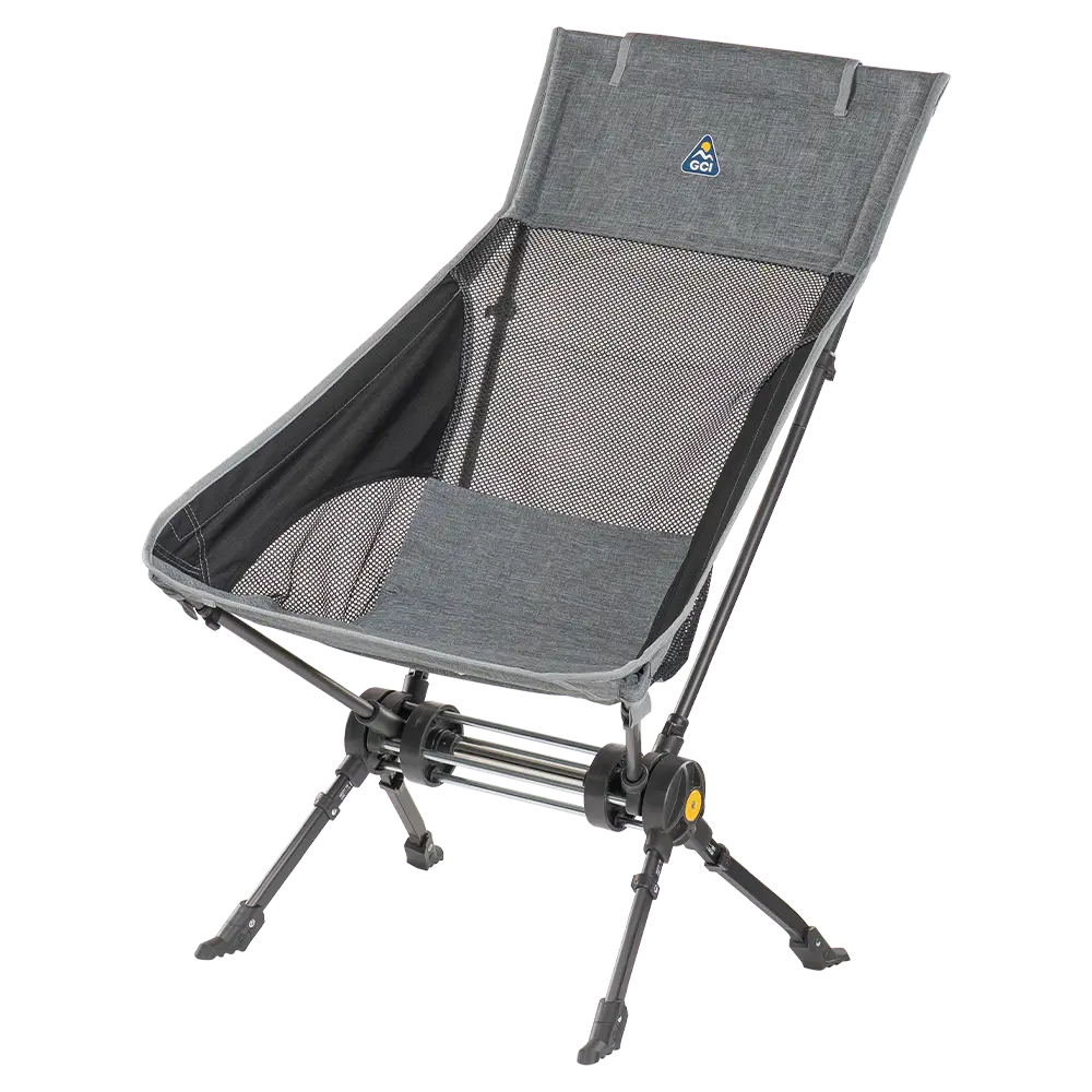Patented Spring-Action ComPack Rocker - Choice 980 - Heavy-Duty Kickback Rocker with Beverage Holder Detail