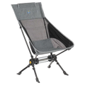 Patented Spring-Action ComPack Rocker - Choice 980 - Heavy-Duty Kickback Rocker with Beverage Holder - Heathered Pewter
