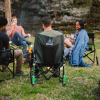 Patented Spring-Action Adjustable Rocker - Choice 573 - Patented Spring-Action Rocking Chair for Camping Detail