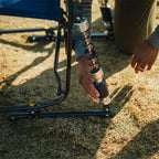 Patented Spring-Action Adjustable Rocker - Choice 573 - Patented Spring-Action Rocking Chair for Camping Detail