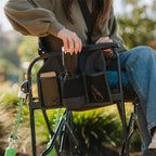 Patented Spring-Action Adjustable Rocker - Choice 573 - Patented Spring-Action Rocking Chair for Camping Detail