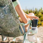 Low-Profile Backpack Beach Chair - Choice 709 - Multi-Position Outdoor Beach Chair with Pillow Detail