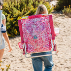 Low-Profile Backpack Beach Chair - Choice 709 - Multi-Position Outdoor Beach Chair with Pillow Detail
