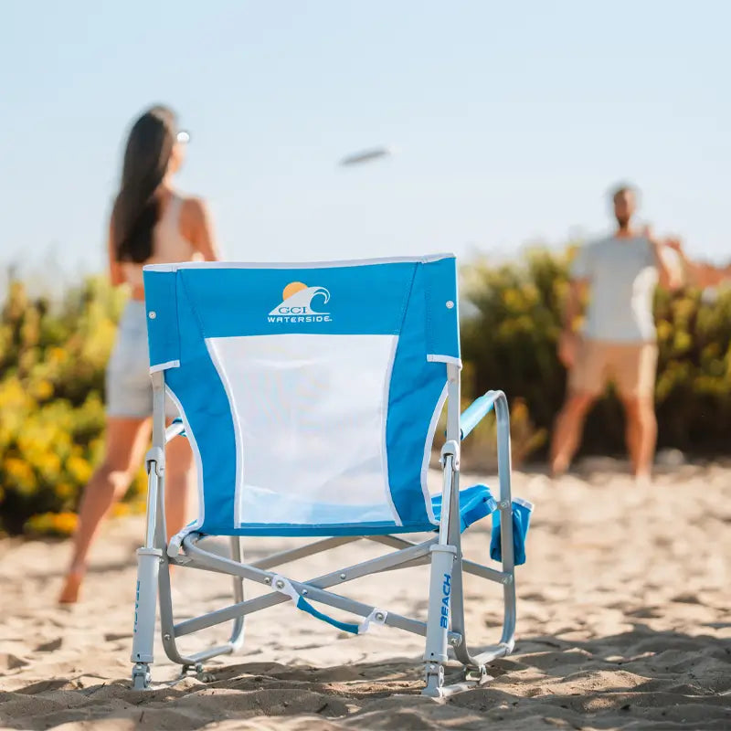 Luxury Camp Beach Rocker - Choice 712 - Freestyle Rocker Portable Outdoor Folding Chair Detail