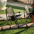 Smooth Motion BreezeRocker - Choice 504 - Patented Spring-Action Rocking Chair for Camping Detail