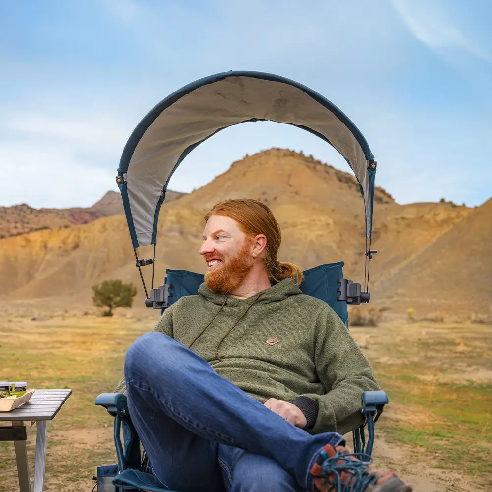 Smooth Motion BreezeRocker - Choice 504 - Patented Spring-Action Rocking Chair for Camping Detail