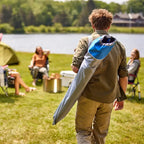 Lightweight Messenger Comfort Quad Chair - Choice 989 - Pico Compact Folding Camp Chair with Carry Bag Detail