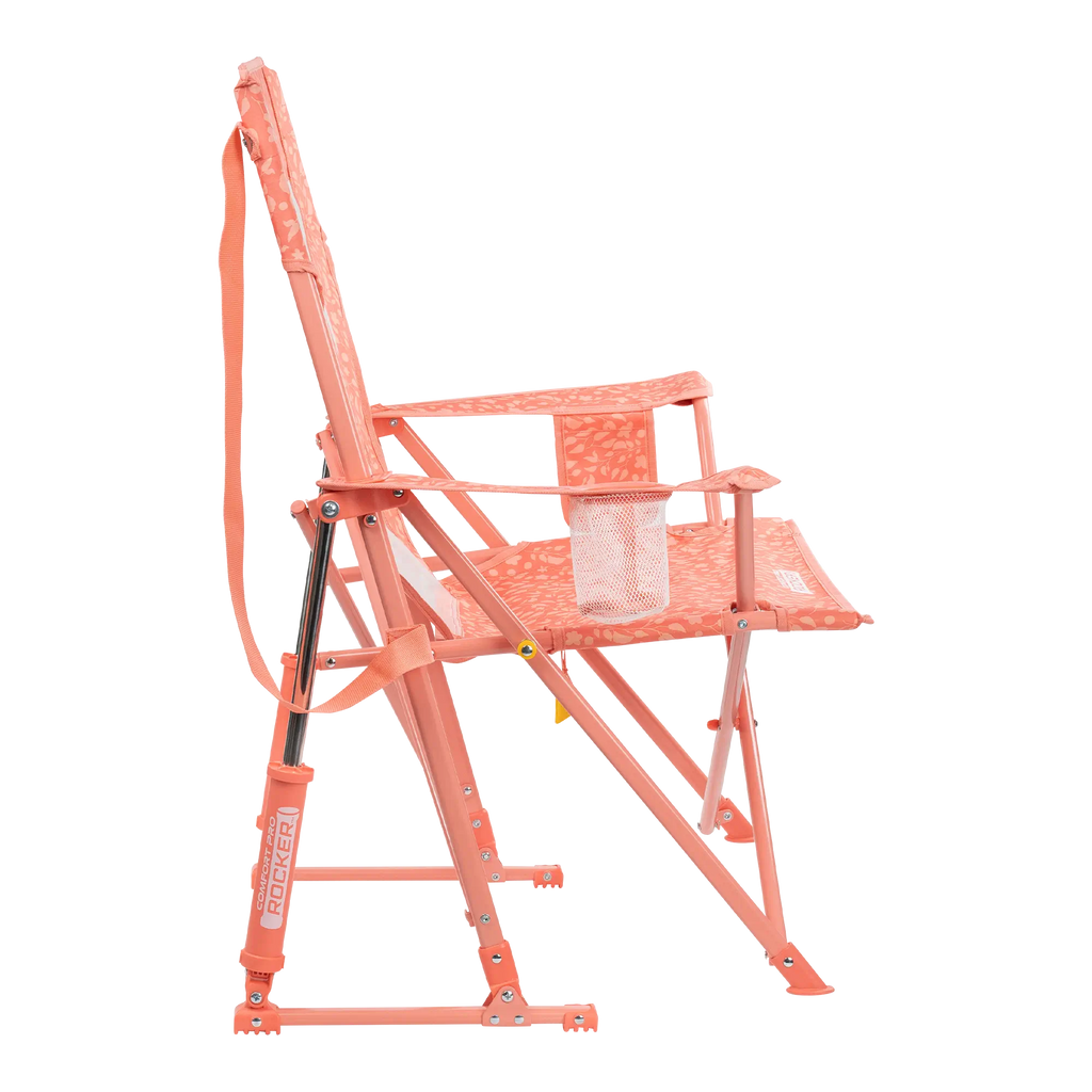 Smooth Motion Comfort Pro Rocker - Choice 375 - Heavy-Duty Kickback Rocker with Beverage Holder Detail