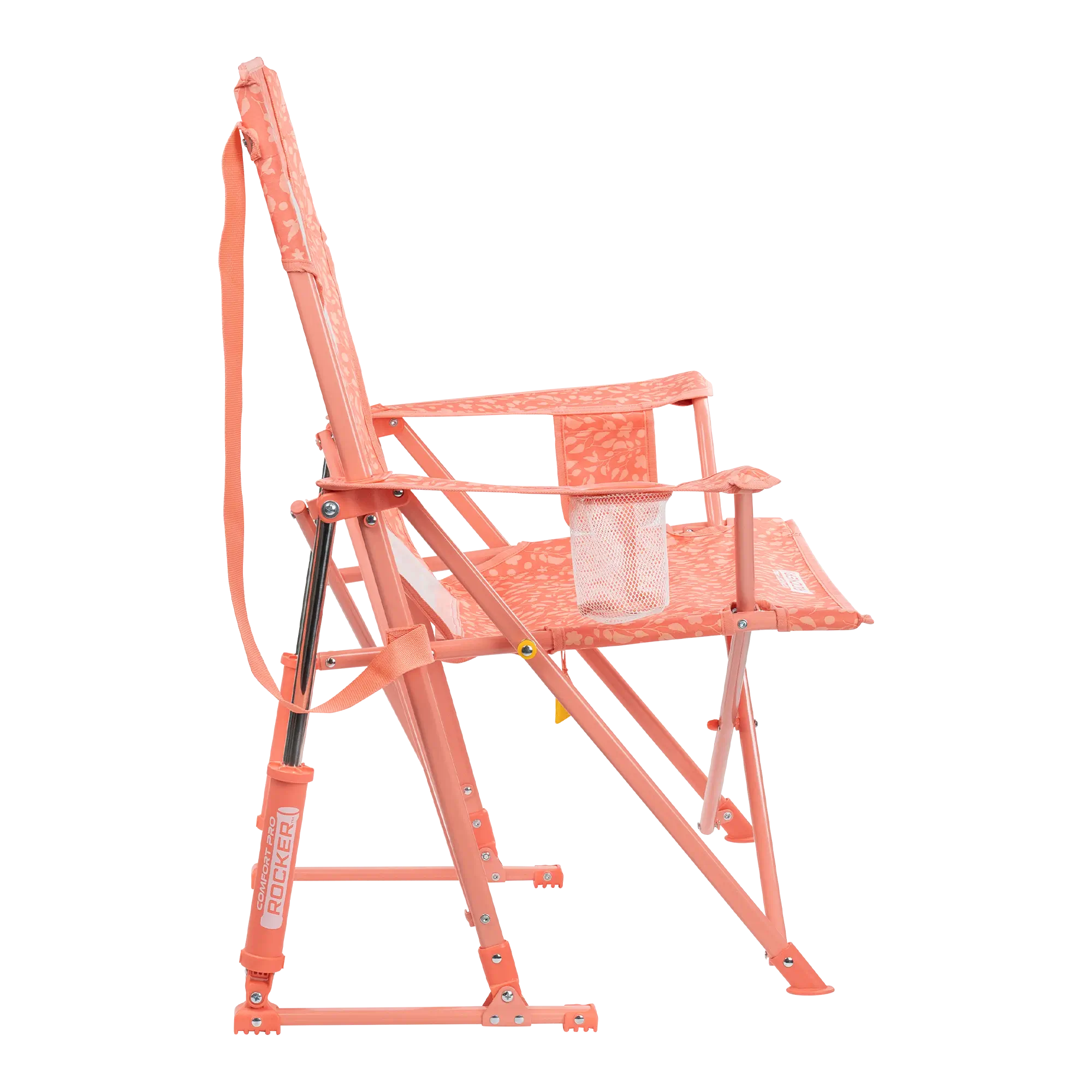 Smooth Motion Comfort Pro Rocker - Choice 375 - Heavy-Duty Kickback Rocker with Beverage Holder Detail