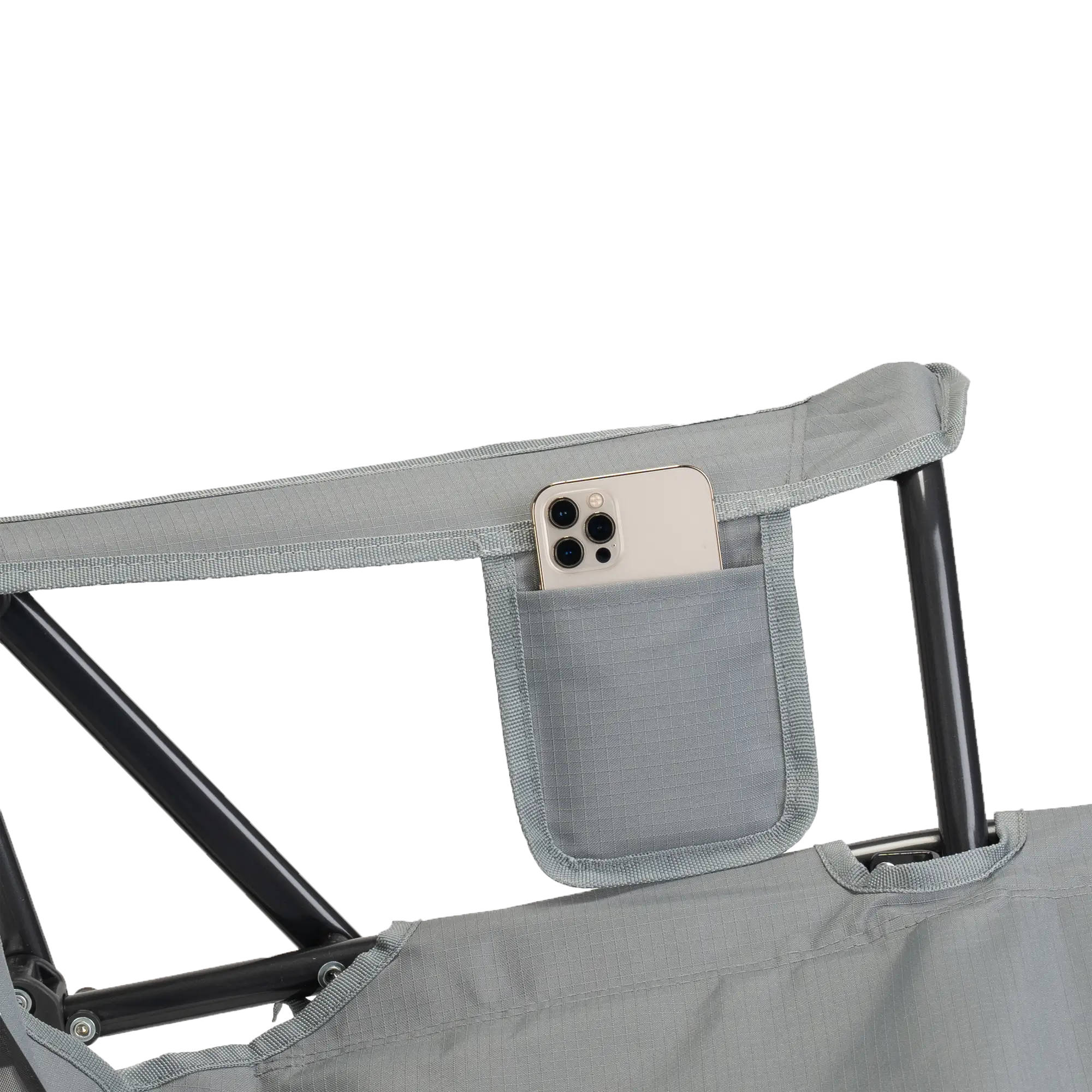 Smooth Motion Comfort Pro Rocker - Choice 375 - Heavy-Duty Kickback Rocker with Beverage Holder Detail