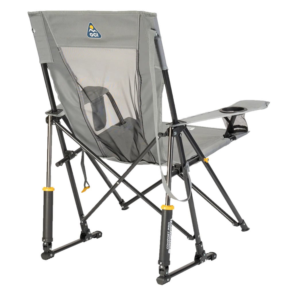 Smooth Motion Comfort Pro Rocker - Choice 375 - Heavy-Duty Kickback Rocker with Beverage Holder Detail