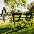 Smooth Motion Comfort Pro Rocker - Choice 375 - Heavy-Duty Kickback Rocker with Beverage Holder Detail