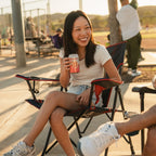 Lightweight Messenger Comfort Quad Chair - Choice 989 - Pico Compact Folding Camp Chair with Carry Bag Detail