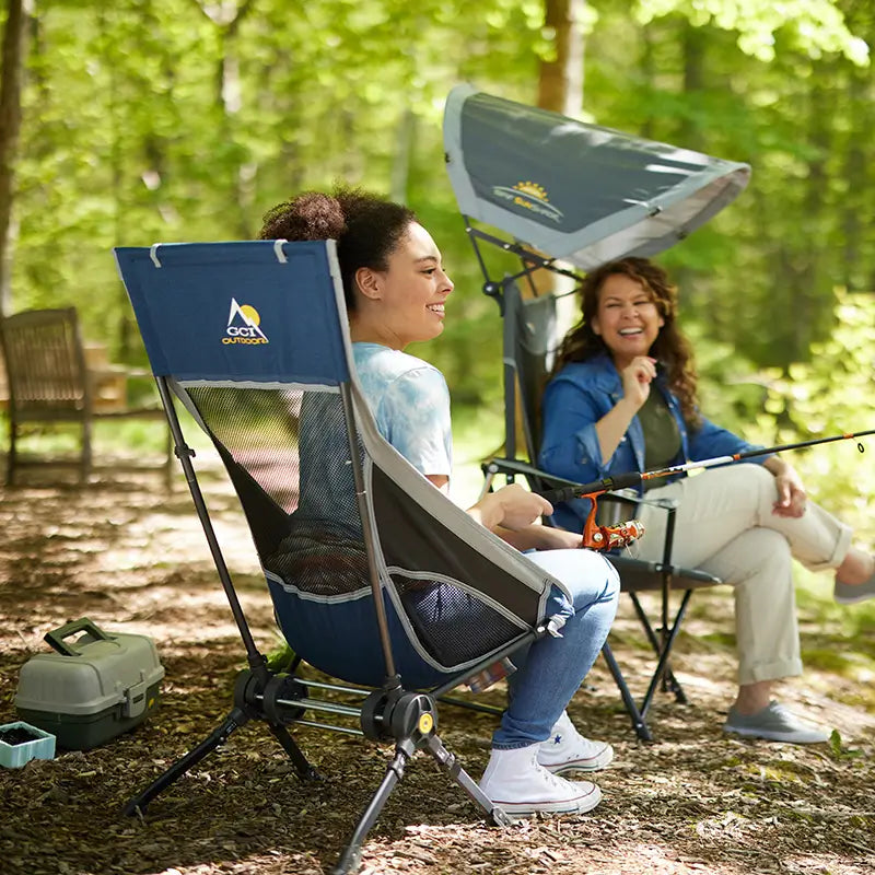 Patented Spring-Action ComPack Rocker - Choice 980 - Heavy-Duty Kickback Rocker with Beverage Holder Detail