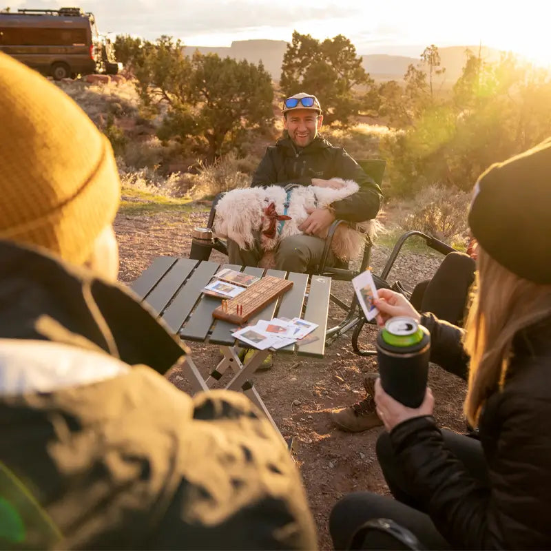 Heavy-Duty Grilling Compact Camp Table 20 - Choice 513 - Portable Camping Table with Heat-Resistant Countertop Detail