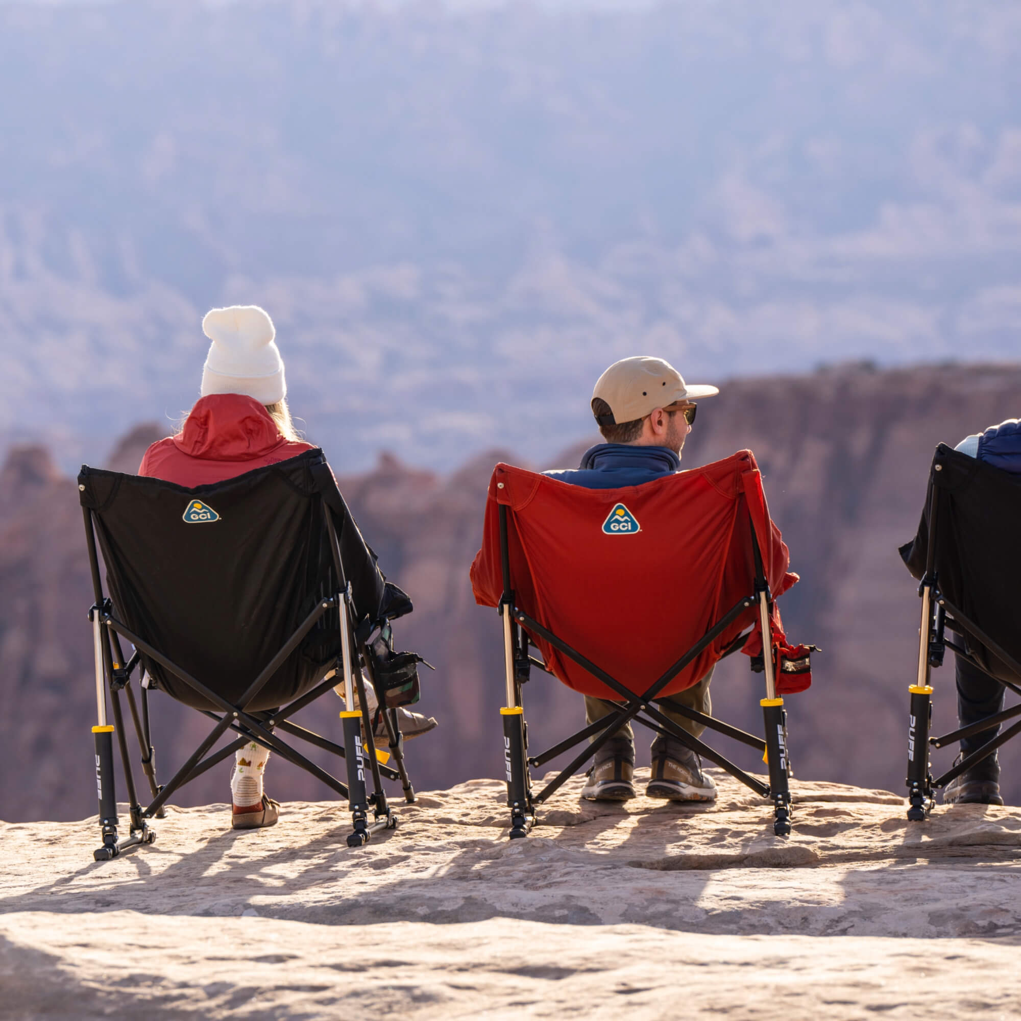 Smooth Motion Puff Rocker - Choice 731 - Freestyle Rocker Portable Outdoor Folding Chair Detail