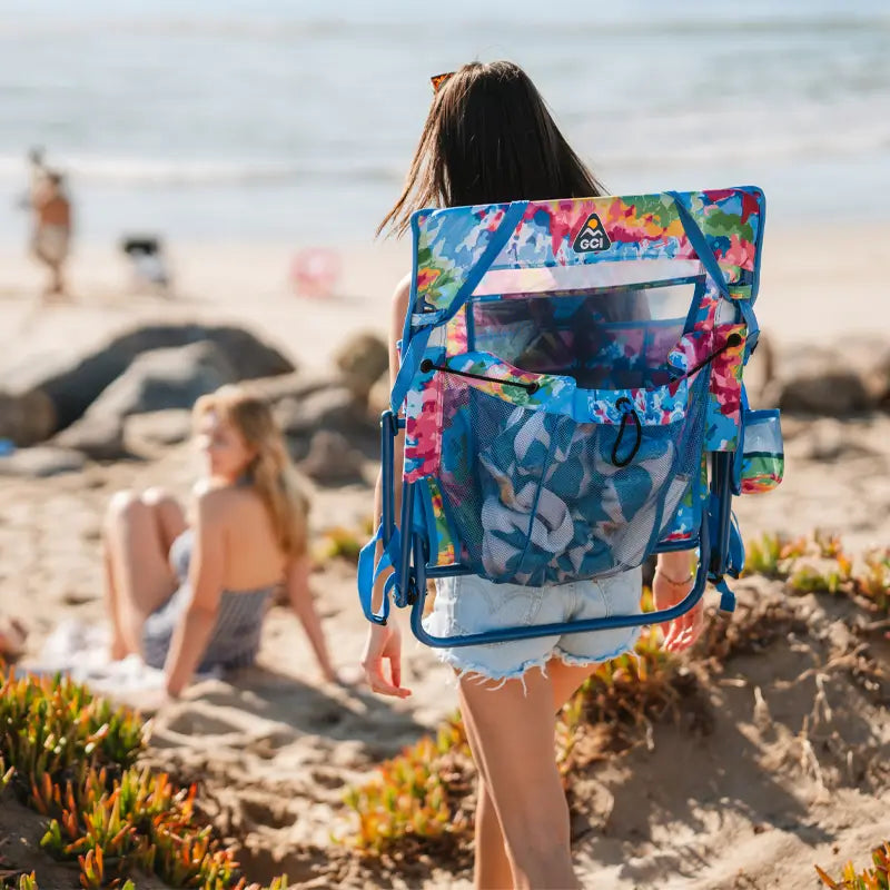 Sand-Friendly Everywhere Chair 2 - Choice 656 - Portable Heavy-Duty Low Boy Chair for Ocean Side Detail