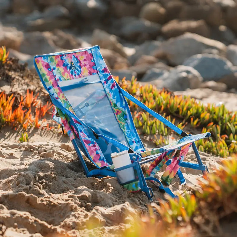 Sand-Friendly Everywhere Chair 2 - Choice 656 - Portable Heavy-Duty Low Boy Chair for Ocean Side Detail