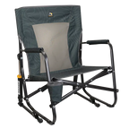 Premium All-Weather FirePit Rocker - Choice 737 - RoadTrip Rocker Smooth Motion Camp Chair - Hunter Topo