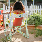 Luxury Camp Freestyle Rocker - Choice 711 - Heavy-Duty Kickback Rocker with Beverage Holder Detail