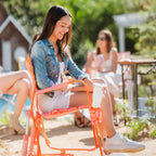 Luxury Camp Freestyle Rocker - Choice 711 - Heavy-Duty Kickback Rocker with Beverage Holder Detail