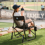 Patented Spring-Action Freestyle Rocker Elite - Choice 460 - Freestyle Rocker Portable Outdoor Folding Chair Detail