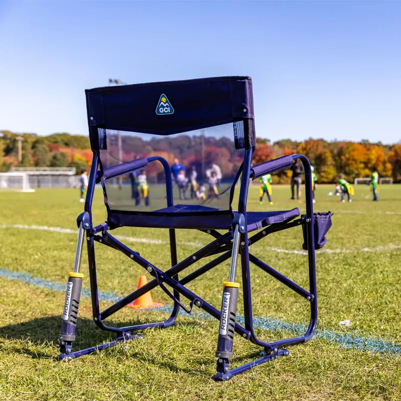 Patented Spring-Action Freestyle Rocker Elite - Choice 460 - Freestyle Rocker Portable Outdoor Folding Chair Detail