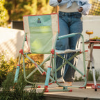 Luxury Camp Freestyle Rocker - Choice 711 - Heavy-Duty Kickback Rocker with Beverage Holder Detail