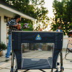 Luxury Camp Freestyle Rocker - Choice 711 - Heavy-Duty Kickback Rocker with Beverage Holder Detail