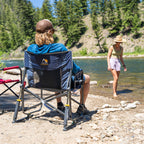Patented Spring-Action Freestyle Rocker XL - Choice 552 - Freestyle Rocker Portable Outdoor Folding Chair Detail