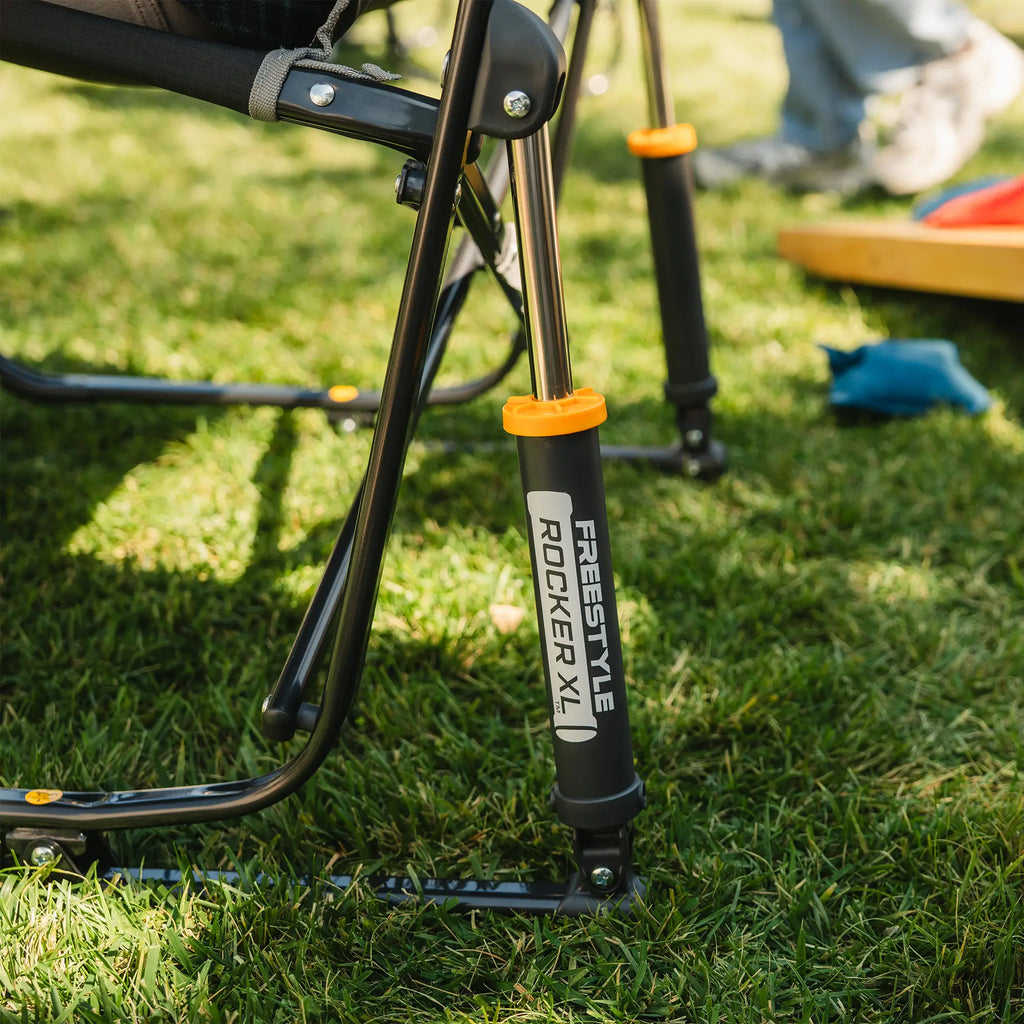 Patented Spring-Action Freestyle Rocker XL - Choice 552 - Freestyle Rocker Portable Outdoor Folding Chair Detail