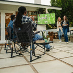 Smooth Motion Freestyle Rocker XL with Side Table - Choice 836 - Freestyle Rocker Portable Outdoor Folding Chair Detail