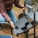 Heavy-Duty Freestyle Freestyle Rocker with Side Table - Choice 853 - Patented Spring-Action Rocking Chair for Camping Detail