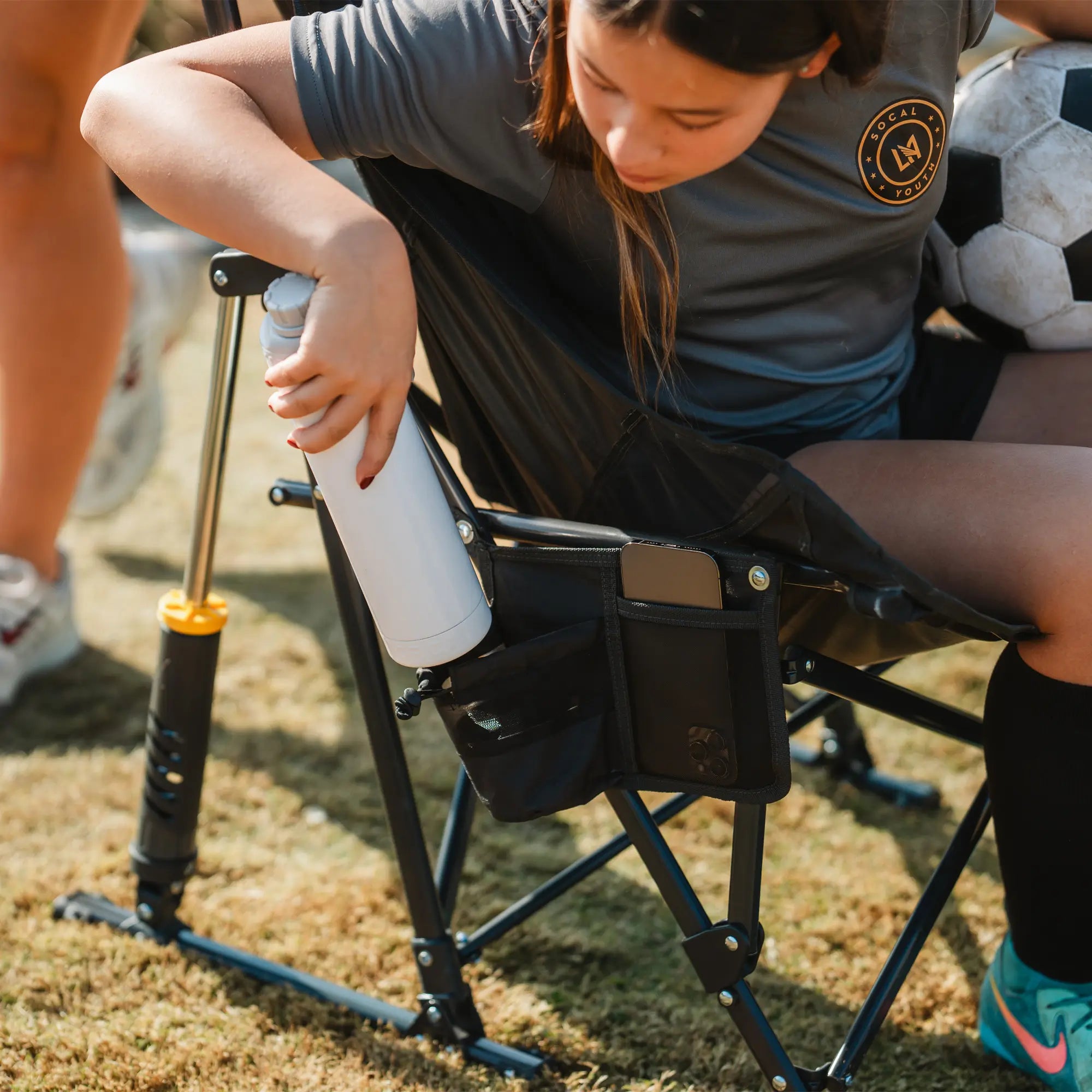Smooth Motion Pod Rocker Elite - Choice 832 - Freestyle Rocker Portable Outdoor Folding Chair Detail