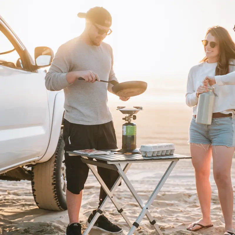 Multi-Functional Cook Compact Camp Table 25 - Choice 214 - Portable Camping Table with Heat-Resistant Countertop Detail