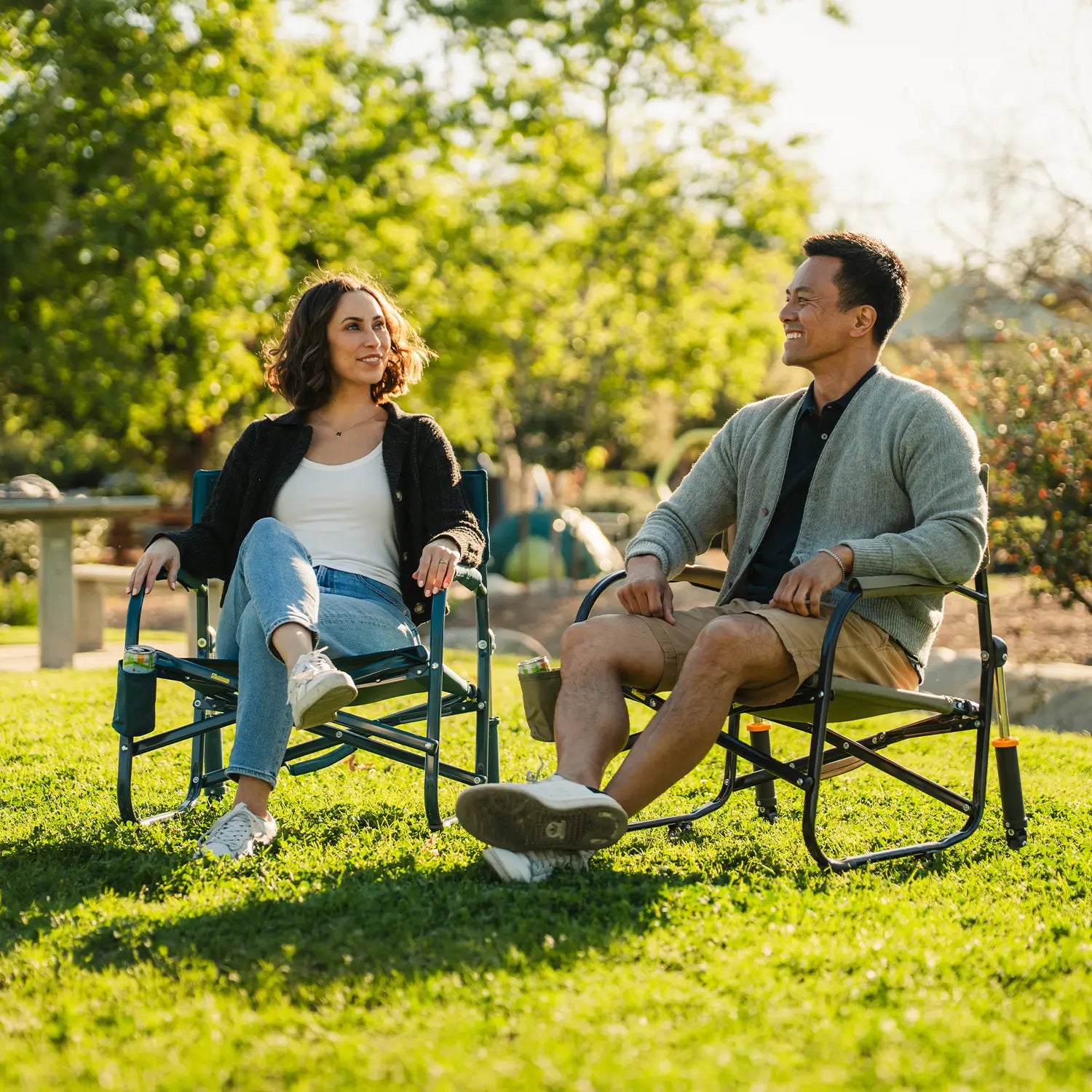 Premium All-Weather Grab & Go Rocker - Choice 551 - RoadTrip Rocker Smooth Motion Camp Chair Detail