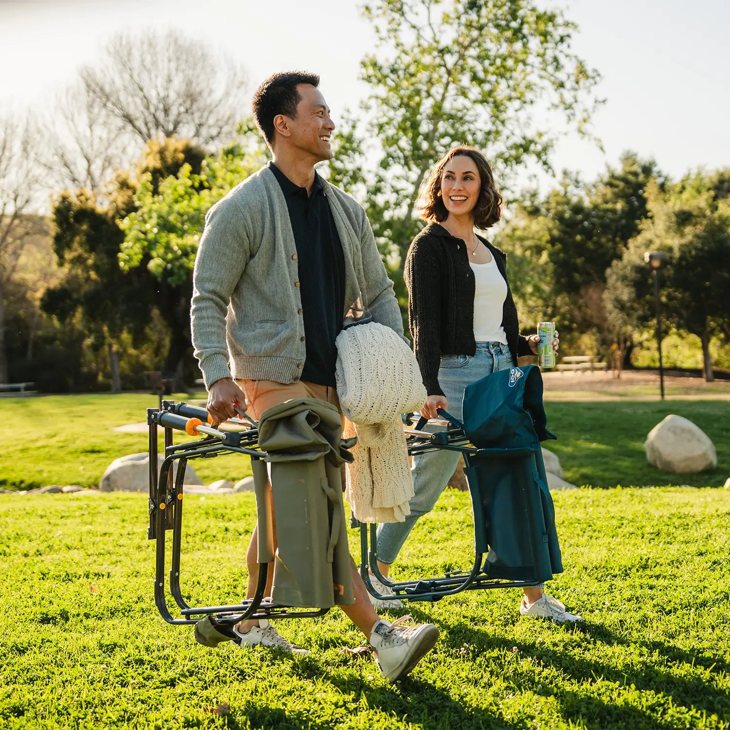 Premium All-Weather Grab & Go Rocker - Choice 551 - RoadTrip Rocker Smooth Motion Camp Chair Detail