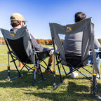 Smooth Motion Comfort Pro Rocker - Choice 375 - Heavy-Duty Kickback Rocker with Beverage Holder Detail