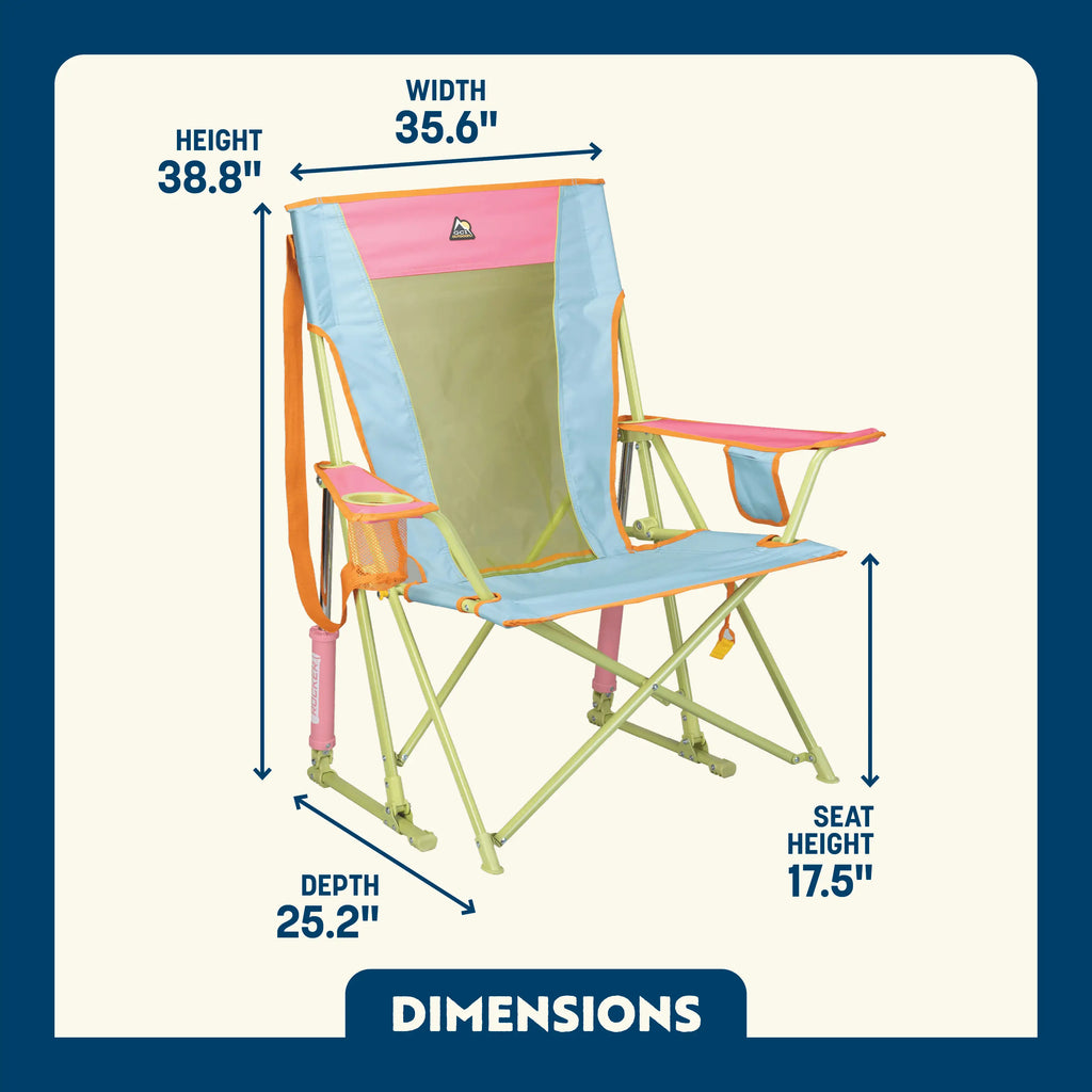 Smooth Motion Comfort Pro Rocker - Choice 375 - Heavy-Duty Kickback Rocker with Beverage Holder Detail
