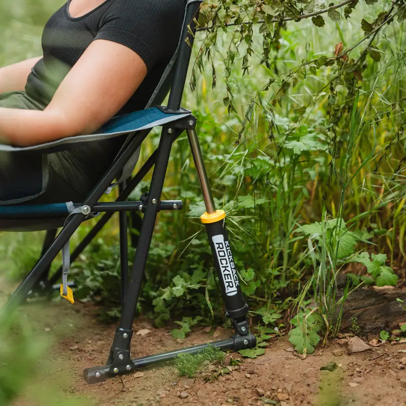 Heavy-Duty Freestyle Kickback Rocker - Choice 345 - Heavy-Duty Kickback Rocker with Beverage Holder Detail